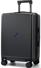 20 Inch Carry On Luggage, DIY Luggage with Spinner Wheels, Polycarbonate Ligh...