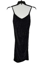 Strappy Dress Sz M Sparkly Evening Formal Dress Knee length Fairygrunge Vamp