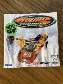 Hydro Thunder Sega All Stars Dreamcast 1999, Damaged Manual and Disc, Tested!