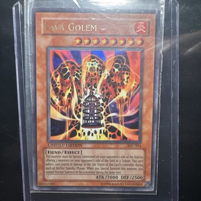 Yu-Gi-Oh TCG Lava Golem IOC-SE4 Ultra Rare Limited Edition Mint Condition