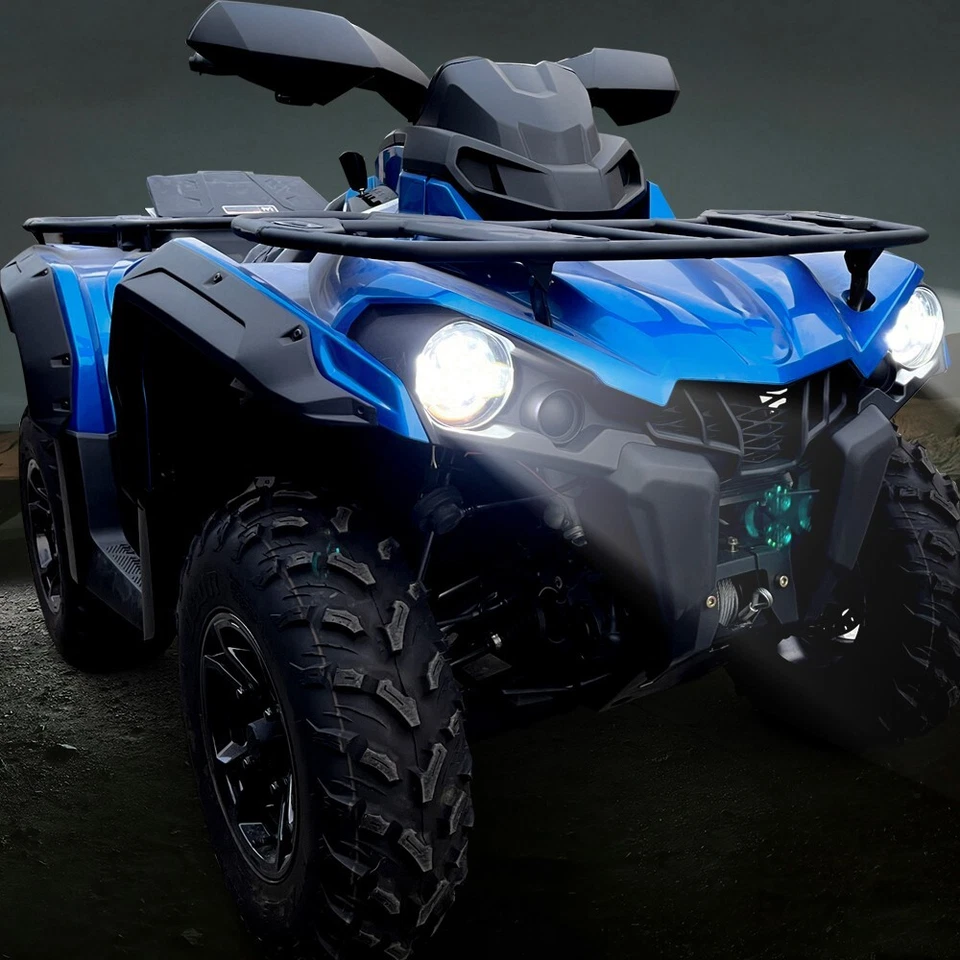 2pcs LH&RH LED Headlights Compatible with Can-Am Outlander 450 500 570 2015-2024 - Image 3 of 4