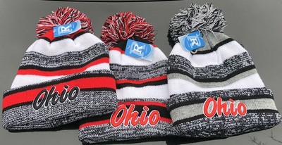 ohio state pom pom hat