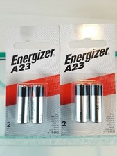 Lot of 2 - 4 Total NEW Energizer A23 2 Pack Silver Oxide Batteries A23BPZ-2  