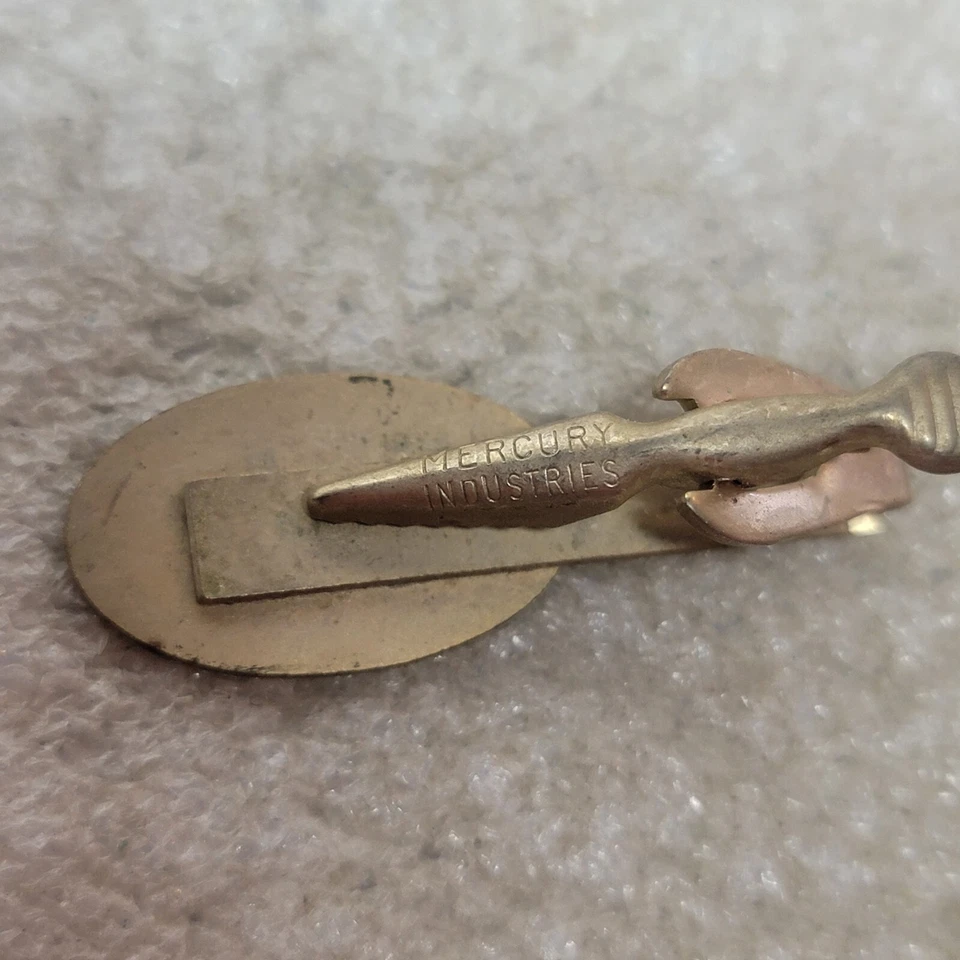 Remington Shotgun Since 1816 Tie Clip White Enamel Mercury Industries - Image 4 of 4