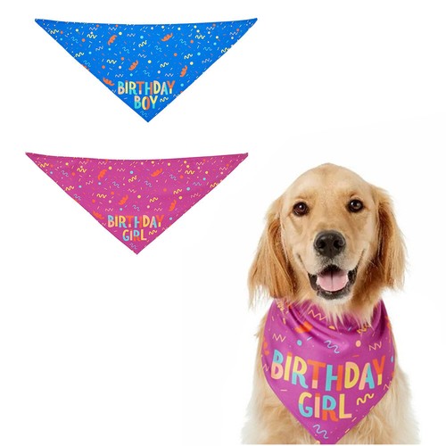 dog birthday collar bandana