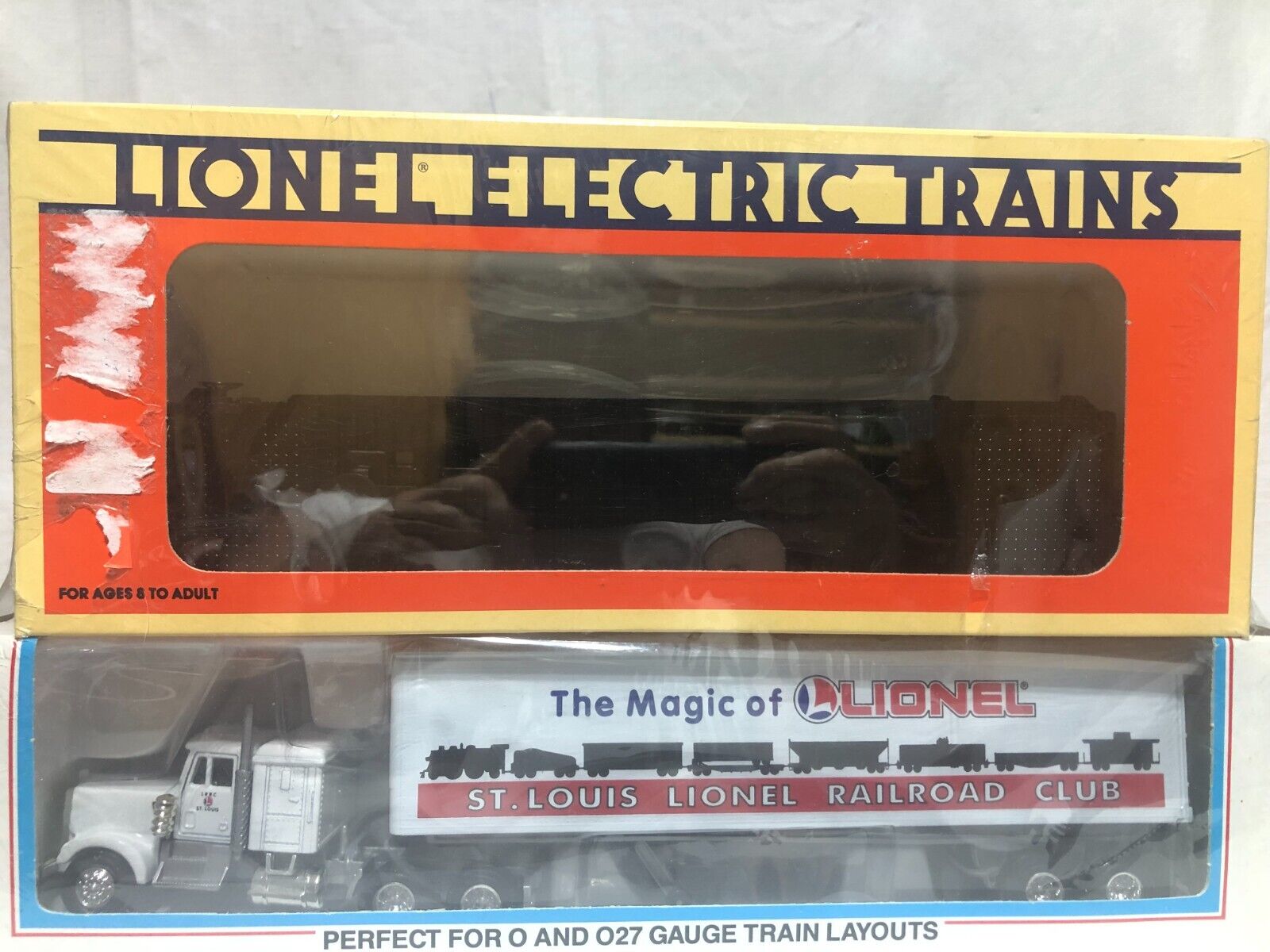 O Scale Lionel '96 6-52104 LCCR St Louis Tractor & Trailer & 6-52099 MP Flat Car - Picture 2 of 2