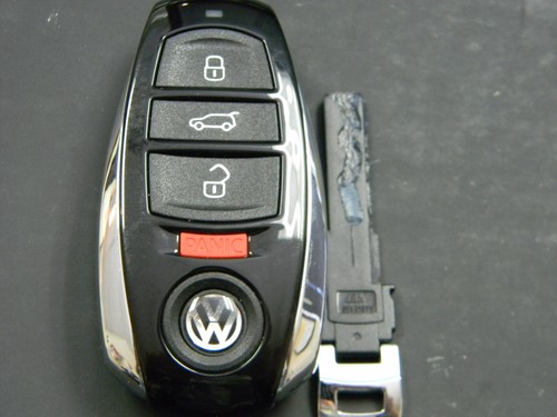 2012 2014 VW VOLKSWAGEN TOUAREG KEYLESS REMOTE ENTRY FOB OEM PROXIMITY SMART KEY - Picture 3 of 8