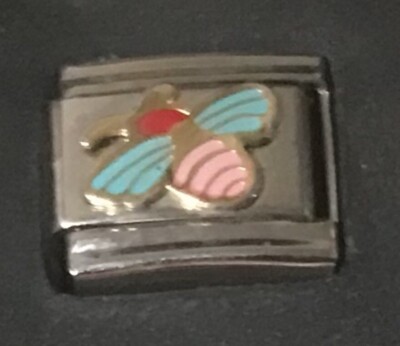 Bumble Bee Enamel WHOLESALE ITALIAN CHARM 9MM K52 Style C