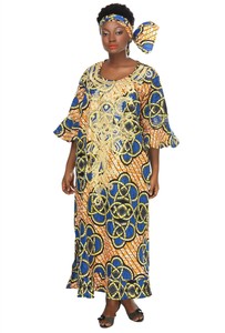 long round kitenge dresses