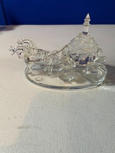 Shannon Crystal by Godinger Chariot and Horses 6"