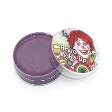 Lila AQUA MAKE-UP Halloween Karneval Fasching Clown Schminke violette Farbe 17g