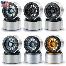2.9 inch Beadlock CNC Metal Wheel Rims for 1/6 Scale RC Crawler Car Axial SCX6
