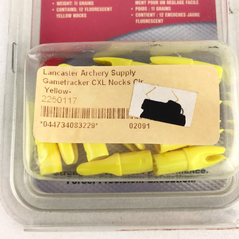 Carbon Express CXL Nocks Fluorescent Yellow NOS 12 Pack, 11 Grains W2030 - Image 3 of 4