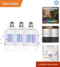 Versatile Indoor Insect Trap: Bug Zapper Light Bulb Covers 500 sq. ft. Area