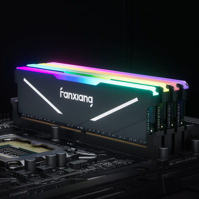 Fanxiang DDR4 RAM 32GB (2x16GB) 288-Pin 3600MHz UDIMM RGB PC