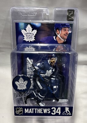 McFarlane NHL SportsPicks  AUSTON MATTHEWS (TORONTO MAPLE LEAFS) * 7'' Action Fig