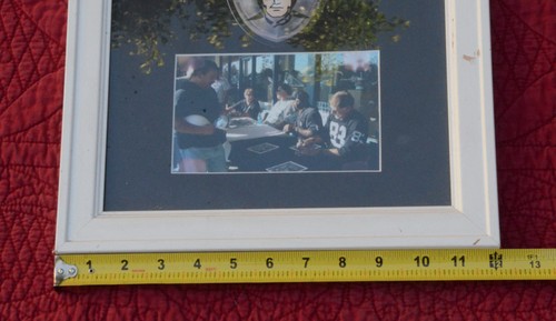 NFL Oakland Raiders Ben Davidson #83 Autographed Signed Frame 12x22. - Picture 3 of 4