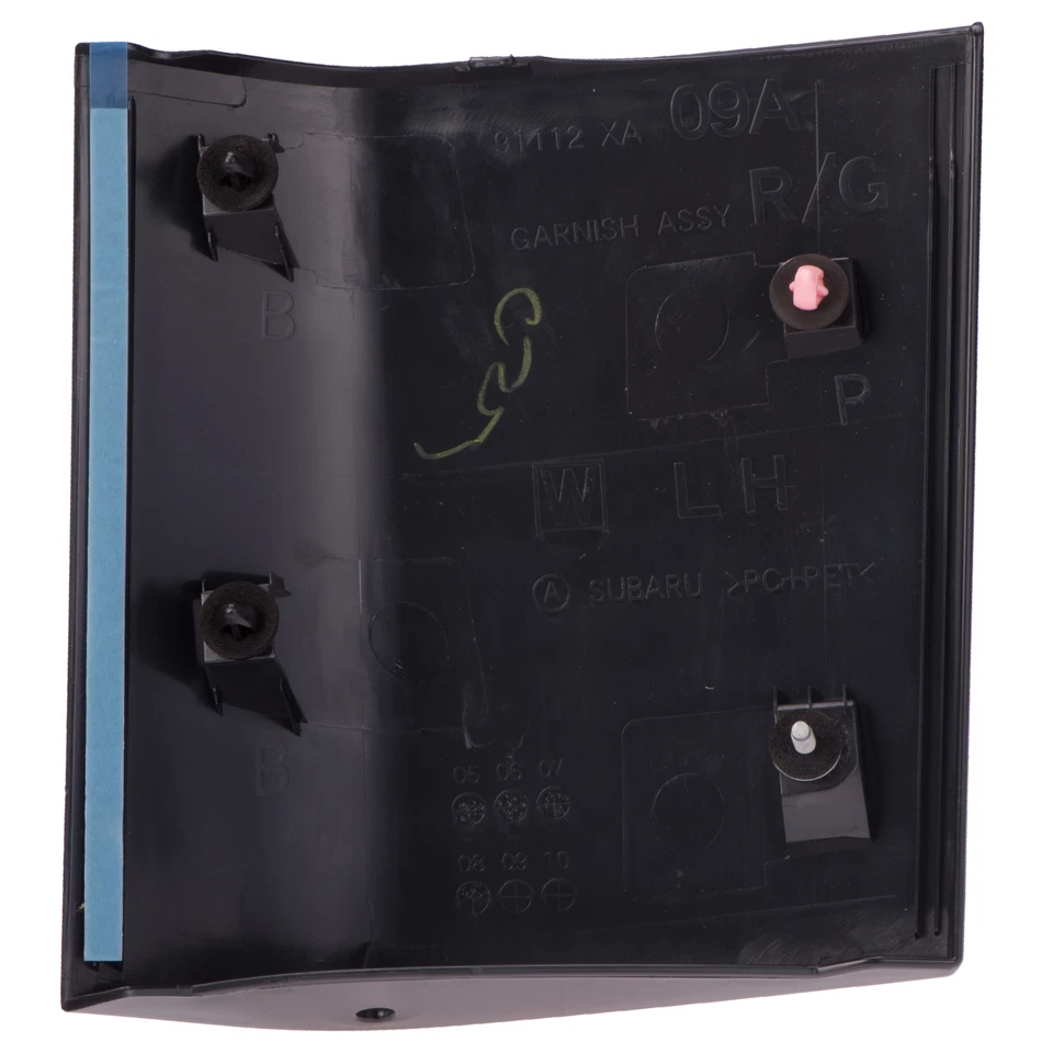 Moldura de panel de esquina izquierda puerta levadiza Subaru B9 Tribeca 2006-2007 OEM 91112XA09CNN Foto 4 de 4