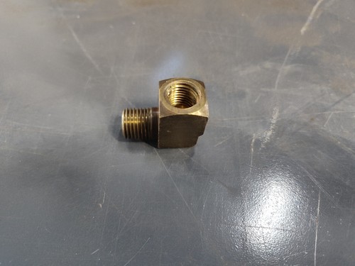1/4" NPT Male Female 90 Degree Elbow Brass - Picture 2 of 3