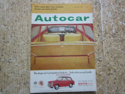 February 1st 1963, AUTOCAR, Eric Carlsson, Hillman Super Minx, Benson Ford. - Bild 1 von 11