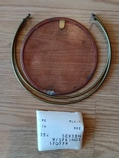 VINTAGE BOAT WILCOX CRITTENDEN 5 INCH PORTHOLE SCREEN WITH SPRINGS 5254 BRONZE