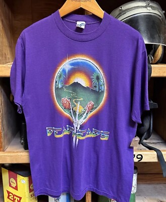 Grateful Dead  DEADHEADS  Summer Tour 1983 T-Shirt Purple Tagged Large