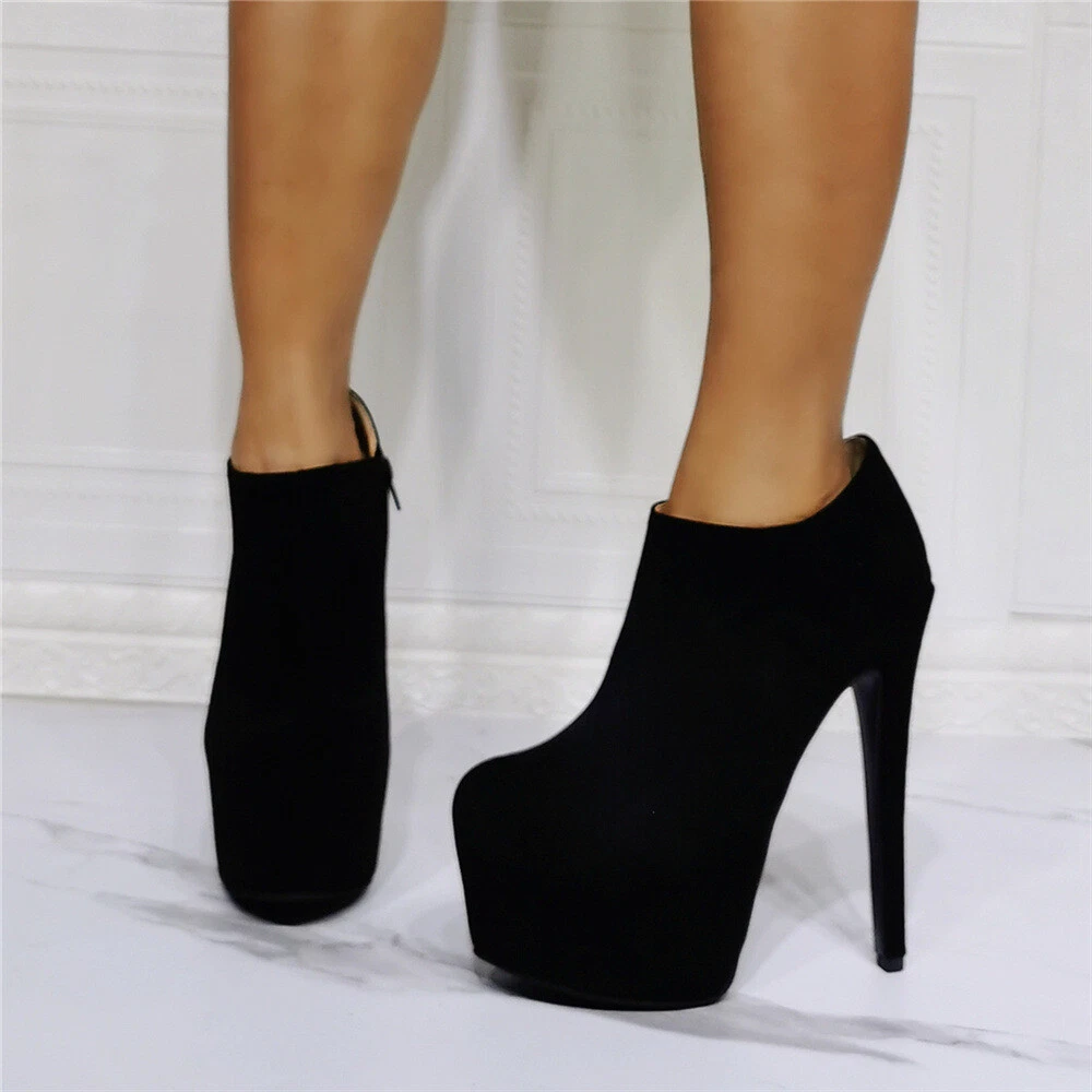 Platform stiletto ankle boots clearance