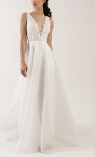 Jenny Yoo - Rosamund (Bridal Gown) Size 8, Color is Ivory