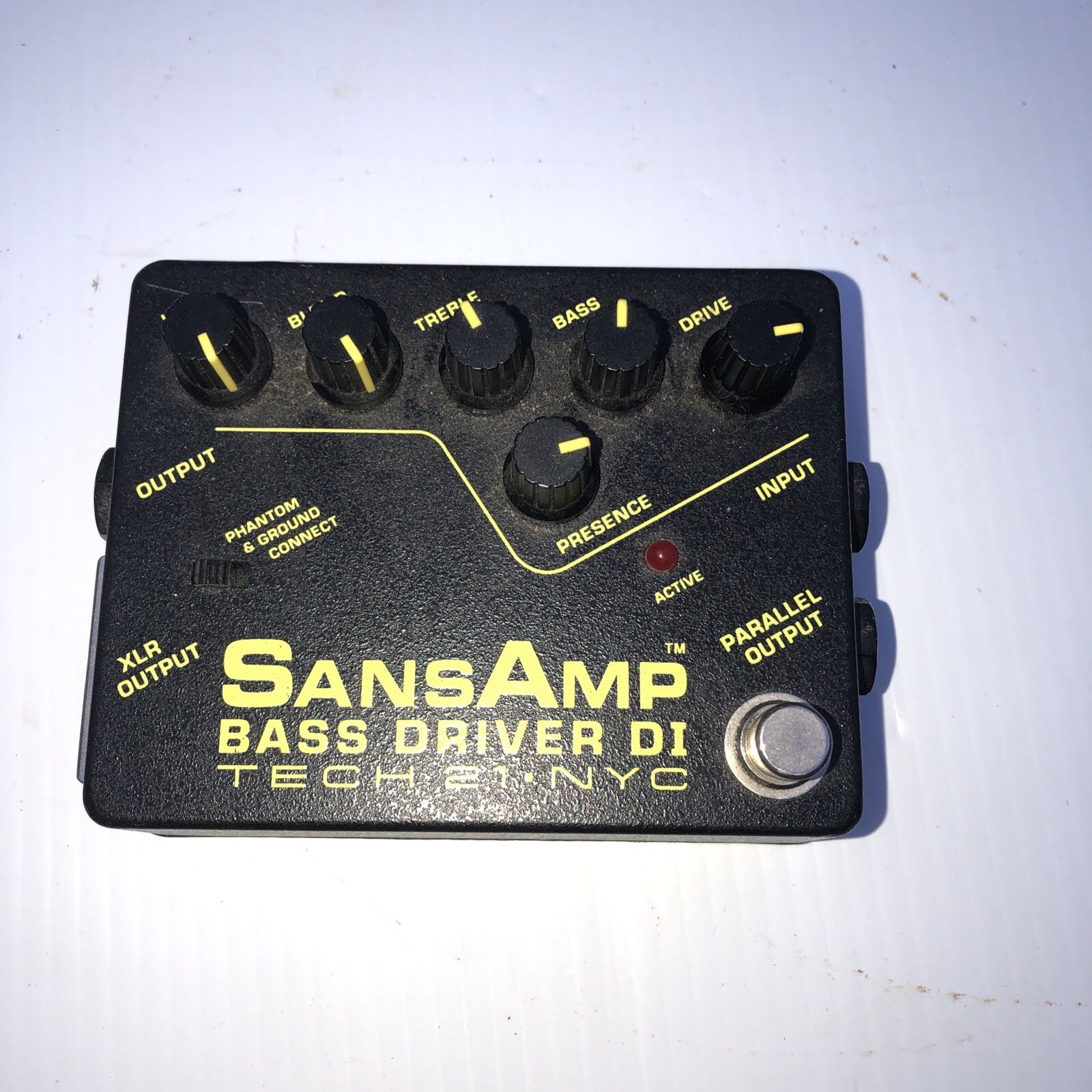 Tech 21 SansAmp Bass Driver DI Distortion Guitar Effect Pedal Gently Used 837088001045 eBay
