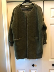 fleece cocoon coat