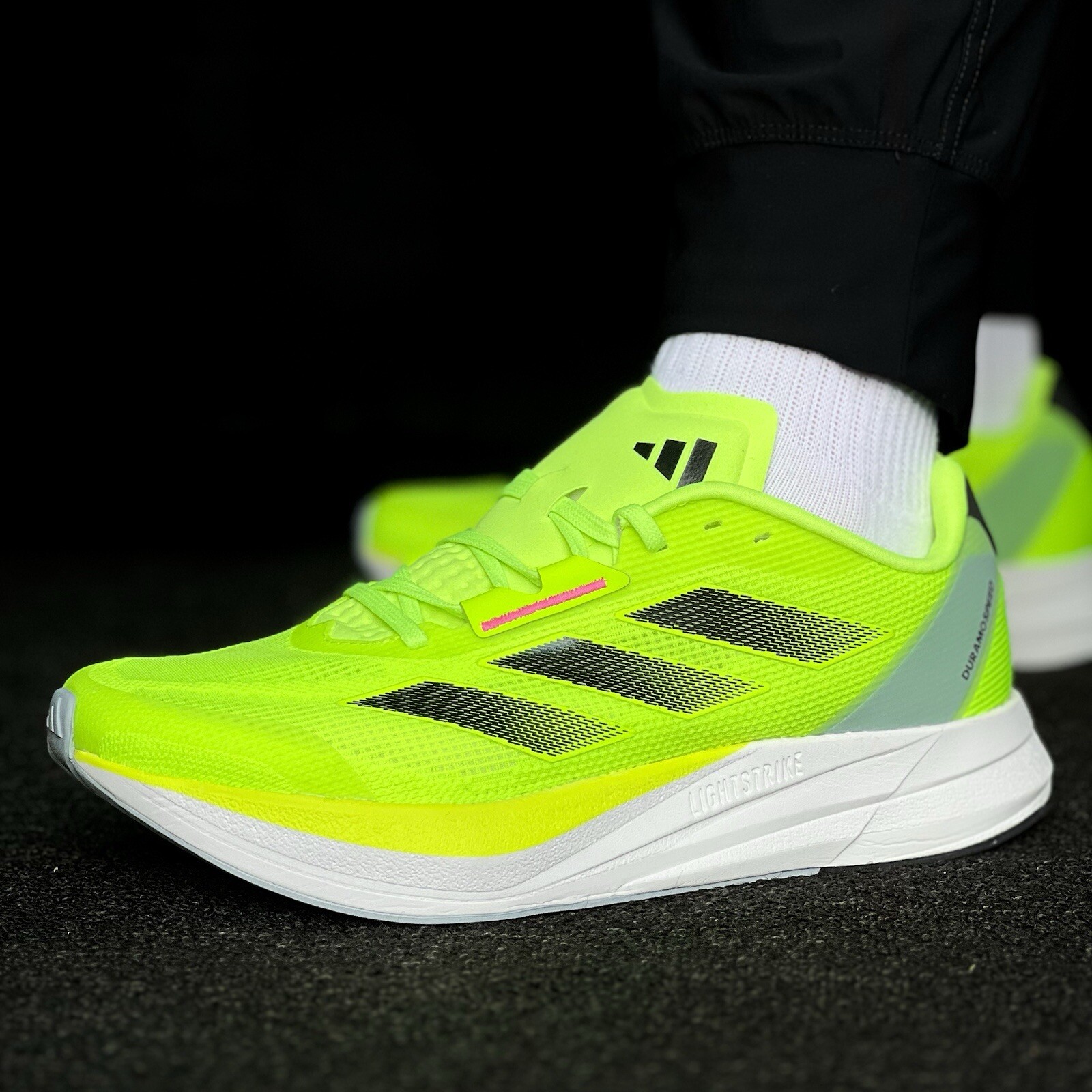 Мужские кроссовки Adidas Duramo Speed для бега Green Marathon Track Trainer #820
