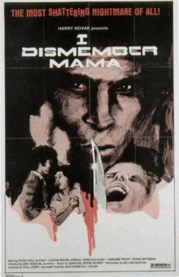73675 I DISMEMBER MAMA Movie 1974 RARE Horror Wall Decor Print Poster