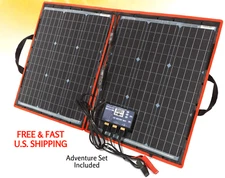 SOLAR PANEL 80 Watt Station Portable Foldable Highest Efficiency CONTROLLER KIT