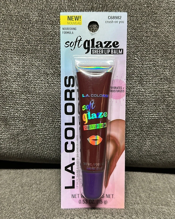 L.A. Juego de 3 bálsamos labiales transparentes esmalte suave COLORES Foto 4 de 4