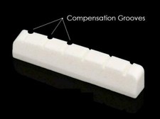 MusicianAtHeart COMPENSATED Bone Nut GIBSON Guitar Les Paul, SG  more REAL BONE