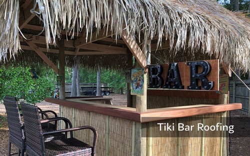 FOREVER BAMBOO Mexican Thatch Roof Runner Roll Duck Blind Grass Tiki Hut That... - Picture 5 of 6