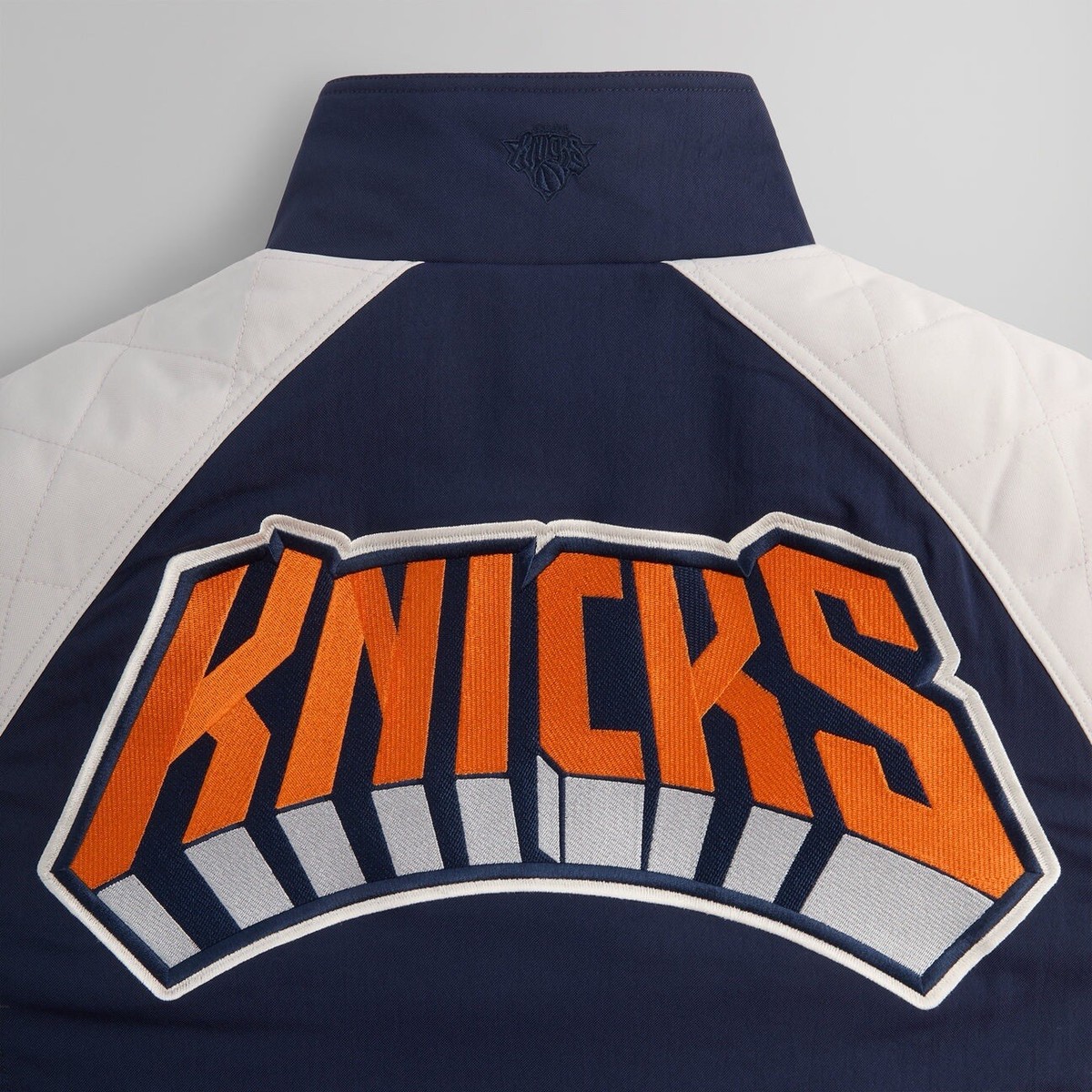 Kith for the New York Knicks Nylon Padded Jacket Winter Coat Navy