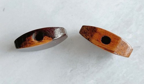 Cocobolo Holzknopf nur passend für Grover Gitarre Stimmgerät Maschinenkopf 6p CO-02 dunkel - Bild 4 von 4