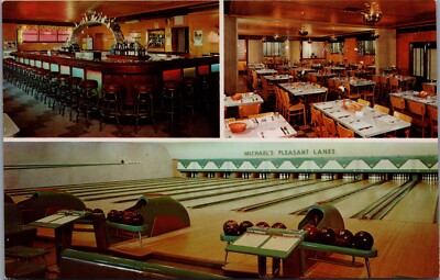 1960s Michael's Pleasant Inn Point Pleasant New Jersey Vintage Postcard #2622