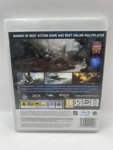Battlefield 3 PS3 Sony PlayStation 3 BRAND NEW FACTORY SEALED PS3 - Picture 2 of 9
