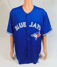 Authentic Majestic Cool Base Blue Jays Blue Baseball Jersey Sz 2XL 52 NEW RARE