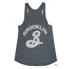 Brooklyn Brewery Grey Tank Top Small EUC