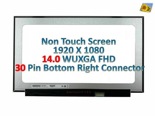 NEW 14.0" IPS FHD DISPLAY SCREEN PANEL ONLY MATTE FOR COMPAQ HP SPS L14383-001 - Picture 2 of 6
