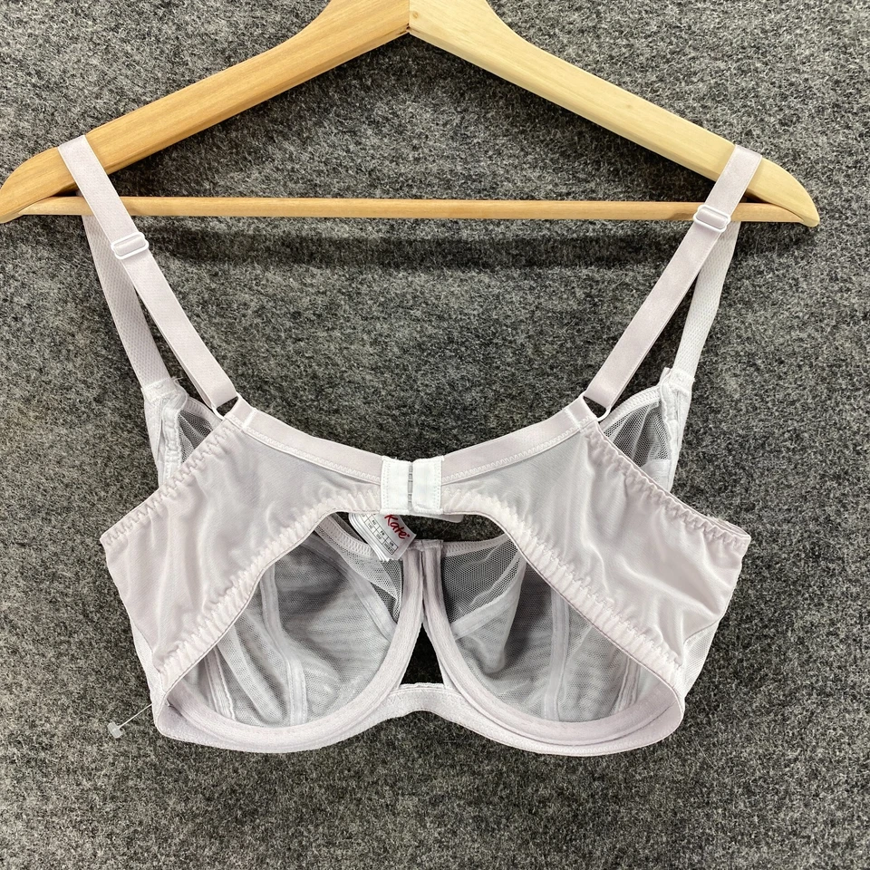 Sujetador Bralette Curvy Kate Mujer 36 DDD Gris Con Aros Semi Opaco Gancho y Ojo Foto 2 de 4