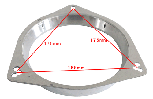 Anillo de altavoz de aluminio de 6,5" 6,5 pulgadas anillos espaciadores de montaje de altavoz de 19 mm de alto 2 piezas - Imagen 3 de 4