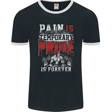 Pain Gym Training Top Bodybuilding Fitness Mens Ringer T-Shirt FotL