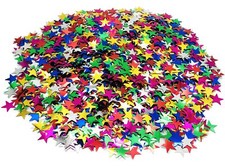 250 Grams Glitter Star Confetti 20mm Metallic Stars Foil Table Confetti For W...