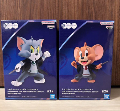 セット　トムとジェリー　Slytherin Gryffindor　WB100周年 Tom & Jerry Slytherin and Gryffindor 100th Anniversary