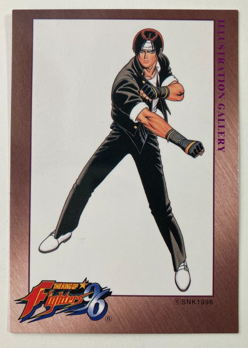 Kyo Kusanagi The King of Fighters 96 SNK Trading card Gamest