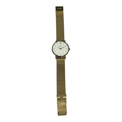 ZEITUHR DAMEN CLUSE MINUIT CW0101203001 33 WEISS STAHL AI 2024 - Bild 2 von 7